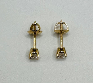 Diamond earrings 0.53c