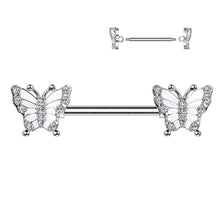 Load image into Gallery viewer, Butterfly nipple bars