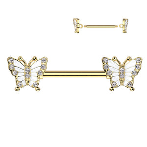 Butterfly nipple bars