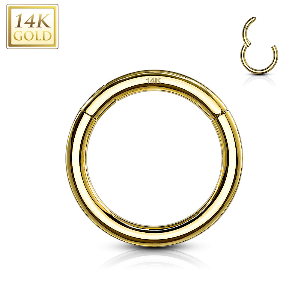 14K Solid Yellow/White gold High Quality Precision Segment Clicker